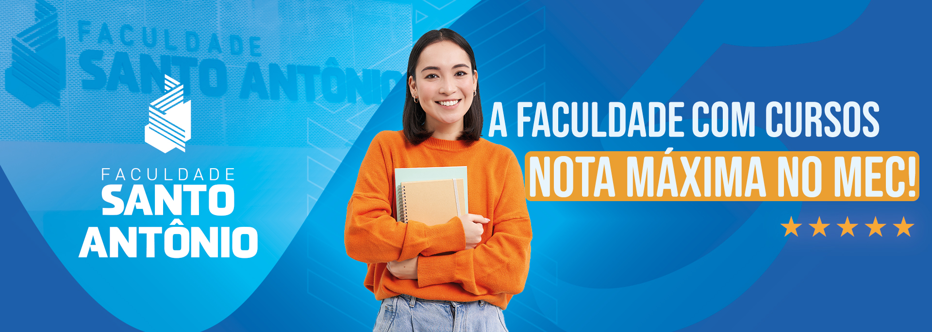 A faculdade com cursos nota máxima no MEC